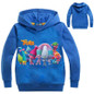2017 Boys Girls Outwear Trolls clothes Hoodies Cartoon Troll Costumes Clothes T shirts Children's Sweatshirts For Boys Kids Tops