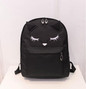 2016 Cute Cartoon Cat Ears Backpack Women Canvas Backpack School Bags For Teenager Girls College Style Casual Rucksack