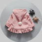 2016 Children baby girls clothes autumn Winter Coat for girl Cotton outerwear jackets flounced newborn pullovers girl baby coat