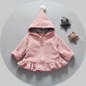 2016 Children baby girls clothes autumn Winter Coat for girl Cotton outerwear jackets flounced newborn pullovers girl baby coat
