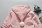 2016 Children baby girls clothes autumn Winter Coat for girl Cotton outerwear jackets flounced newborn pullovers girl baby coat