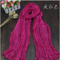 2016 Brand Fashion Casual Foulard All-match Solid Soft Cotton Long Scarf Women Scarves