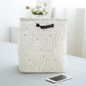DUNXDECO Home Office Storage Container Laundry Basket Elegant Simple Line Geometric Nordic Cloth Toys Organizador Box Decor
