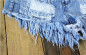 2016 Women's Fashion Brand Vintage Tassel Rivet Ripped Loose High Waisted Short Jeans Punk Sexy Hot Woman Denim Shorts