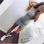 2016 Women Dress Bandage Bodycon Sleeveless Dress Evening Sexy Party Mini Short Dress
