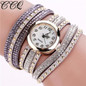 CCQ 2017 Fashion Luxury Women Bracelet Watch Ladies Casual Quartz Wristwatch Relogio Feminino 1290