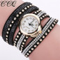 CCQ 2017 Fashion Luxury Women Bracelet Watch Ladies Casual Quartz Wristwatch Relogio Feminino 1290
