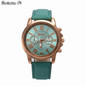 Luxury Brand Watch Women Roman Numerals Faux Leather Quartz Watch Wrist Watch Relogio Feminino Relojes  Gift Dress Watch