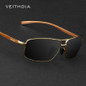 Luxury Brand Veithdia Mens Polarized Sunglasses Driving Male Original Famous Sun Glasses Men's UV400 Eyewear