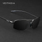 Luxury Brand Veithdia Mens Polarized Sunglasses Driving Male Original Famous Sun Glasses Men's UV400 Eyewear