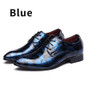 Luxury Brand Mens Pointed Toe Dress Shoes Shadow Patent Leather Shoes Fashion Groom Wedding Shoes Oxford Shoes 38-49