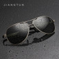 JIANGTUN HD Aluminum Magnesium Polarized Sunglasses Men Driving Classic Brand Designer Pilot Sun Glasses For Mens UV400