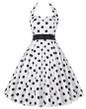 Polka Dot Dress Rockabilly Dresses Robe Femme 2018 Strapless 50s 60s Robe Vintage Vestidos Pin Up Big Swing Women Summer Dress