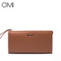 OMI Women's wallet Women's bag Female's purse ladies' long wallet genuine leather purse famous designer brand luxury Clutch 2017
