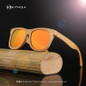 KITHDIA New Fashion Products Men Women Glass Polarized Bamboo Sunglasses Retro Vintage Wood Lens Wooden Frame Handmade