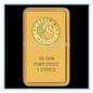 Sample order,2pcs/lot weight about 31gram/pcs Non magnetic 24k gold plated perth mint australia bullion bar,replica gold bar