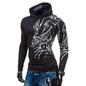 Men's hoodies sweatshirt dragon printed casual tracksuit hip hop clothing