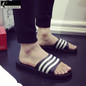 Unisex New Fashion Men Shoes Summer Slippers Beach Men Slippers Casual Slippers Lovers Three Stripe Outdoor slipper