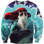 Alisister 2018 New Fashion Men/women's Unicorn Cat Hoodie Winter/autumn 3d Galaxy Sweatshirts Clothes Harajuku Animal Sweatshirt