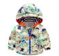 80-120cm Cute Dinosaur Spring Children Coat Autumn Kids Jacket Boys Outerwear Coats Active Boy Windbreaker Baby Clothes Clothing