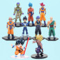 8-15cm anime Dragon Ball Z Resurrection F Son Gokou Vegeta Frieza Trunks Gohan Super Saiyan Action Figure dragonball Model Toy