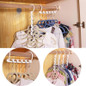 NEW 3D Space Saving Space Hanger cabide clothes hanger Hook New Hot Plastic Magical Hanger Clothes Storage Space Saving