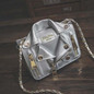New European Brand Designer Chain Motorcycle Bags Women Clothing Shoulder Rivet Jacket Bags Messenger Bag Women Leather Handbags