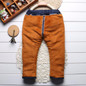 New children clothing baby boys thermal pants jeans for kids 0-5T baby girls plus velvet warm trousers denim autumn and winter