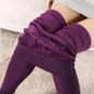 Nov18 Amazing Lady Winter Warm Legging Thickened Winter Super Elastic Fleece Women Leggings Solid Color