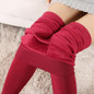 Nov18 Amazing Lady Winter Warm Legging Thickened Winter Super Elastic Fleece Women Leggings Solid Color