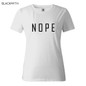 NOPE summer tops tees ladies short t shirt women t-shirt Cotton female tshirt round neck womens t shirts