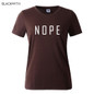 NOPE summer tops tees ladies short t shirt women t-shirt Cotton female tshirt round neck womens t shirts