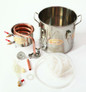 DIY Home 3 Gal / 12 Litres Alcohol Whisky Water Cooper Distiller Cooler Moonshine Still Stainless Boiler Keg Spirits Brew Kit