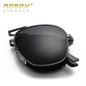 AORON Portable Folded Men's Polarized Sunglasses Classic Lens Retro Goggles Male Outdoors Leisure Eyewear Oculos Brand Designer