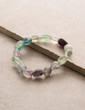 Rainbow Fluorite Bead Bracelet