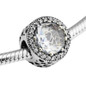 Radiant Hearts Clear CZ Charm Clear Opal Bead Fit Orignal Bracelets &amp; Necklace 925 Sterling Silver Bead For woman Wholesale