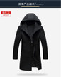 KOLMAKOV 2017 new winter high quality Casual turn-down collar men's woolen coat,men Hooded long trench coat, full size M-3xl.