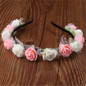 Stylish Flower Garland Floral Bridal Headband Hairband Wedding Prom Lace Flower headband Hair Accessories for Gift New Arrival