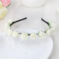 Stylish Flower Garland Floral Bridal Headband Hairband Wedding Prom Lace Flower headband Hair Accessories for Gift New Arrival