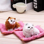 Stuffed Toys Lovely Simulation Animal Doll Plush Sleeping Cats Toy with Sound Kids Toy Decorations Birthday Gift For Children