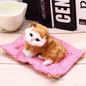 Stuffed Toys Lovely Simulation Animal Doll Plush Sleeping Cats Toy with Sound Kids Toy Decorations Birthday Gift For Children