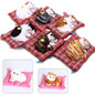 Stuffed Toys Lovely Simulation Animal Doll Plush Sleeping Cats Toy with Sound Kids Toy Decorations Birthday Gift For Children
