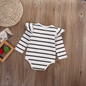 Striped Ruffles baby clothes romper 2017 Newborn Infant Kids Baby Boy Girl Cotton Romper Jumpsuit Clothes Outfit