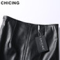 CHICING Women PU Faux Leather Midi Pencil Bodycon Skirts 2017 New Plus Size Ladies Sexy Tube Skirt Saia Femininas B1609041