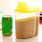 Transparent Plastic Storage Box Dry Dried Food Storage Container Box 2.5L 1.8L