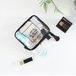 Transparent Cosmetic Bags PVC Makeup Bags Women Travel Organizer Necessary Beauty Case Lady Toiletry Bag Bath Wash Make Up Box