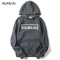 RUMEIAI New Brand Sweatshirt Men Hoodies Fashion Solid Fleece Hoodie Mens Pullover Men's Tracksuits Printing Hooded Coat