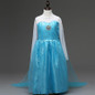 New Girls Cosplay Dress Anna Elsa Dress Costume Fever Princess Dresses Kids Summer Dress Fantasia Vestido for Children