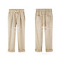 New Girl Pants Women's Cotton Linen Elastic Waist Trousers High Quality Casual Loose Clothing for Female Large Size Harem Pants