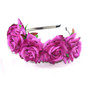 New Flower Garland Floral Bride Headband Hairband Wedding Party Prom Festival Decor Princess Floral Wreath Headpiece BZ678647